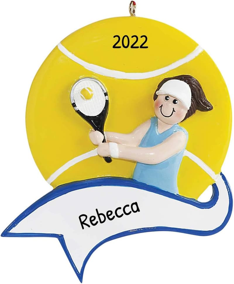 2024 Personalized Tennis Ornament for Sports Lovers