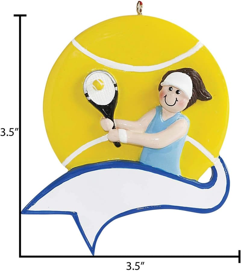 2024 Personalized Tennis Ornament for Sports Lovers