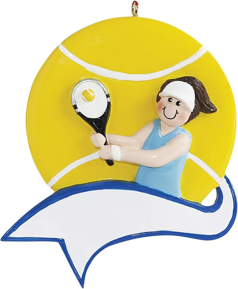 2024 Personalized Tennis Ornament for Sports Lovers
