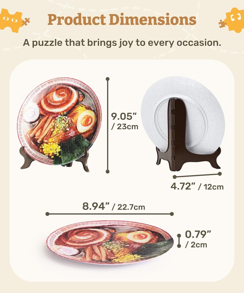Phoenix Chan 3D Puzzle Plate - 124 Pieces Home Décor