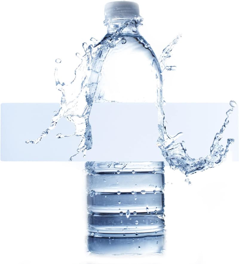100 Pcs Printable Waterproof Water Bottle Labels