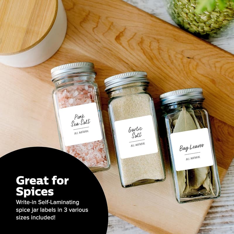 Custom Waterproof Labels - 80 Personalizable Stickers for Bottles