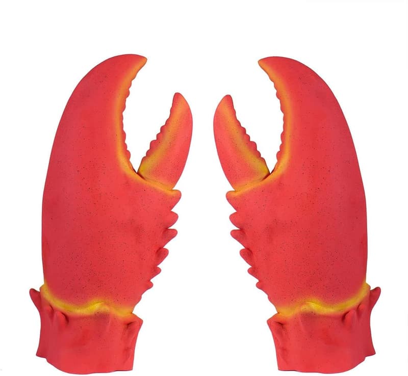 Funny Lobster Crab Claws Gloves - White Elephant Gag Gift