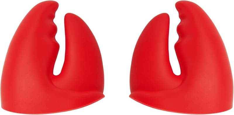 Silicone Pot Holders - Genuine Fred Pot Pinchers, Red