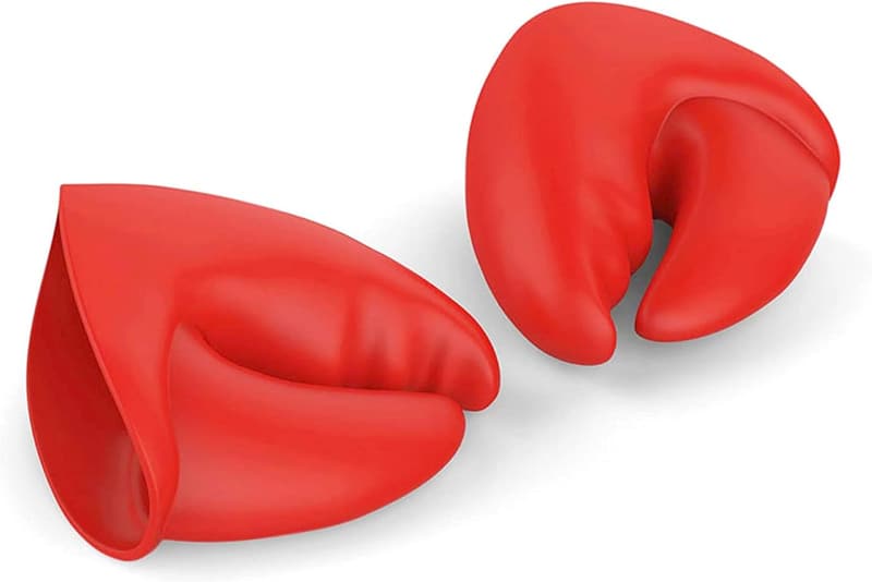 Silicone Pot Holders - Genuine Fred Pot Pinchers, Red