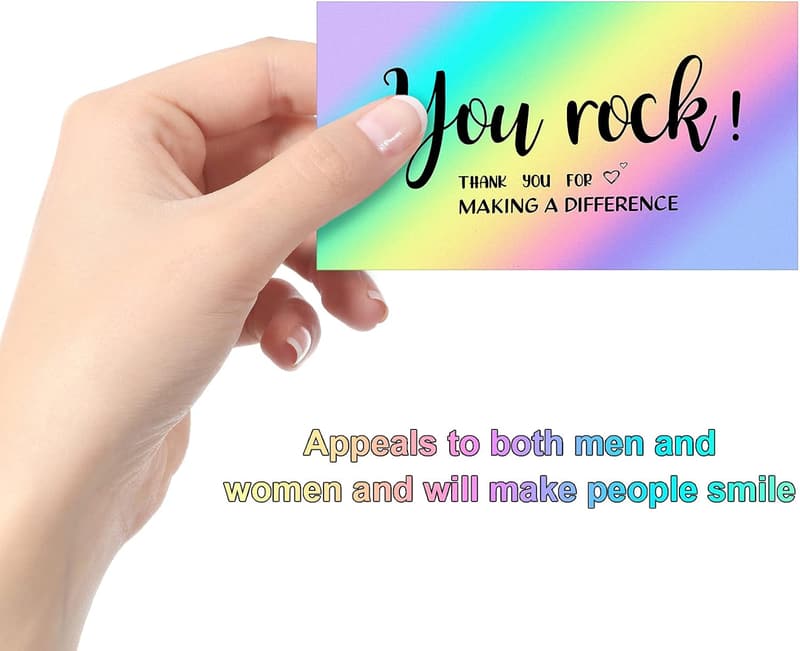 You Are Awesome Appreciation Cards - 180 Reflective Thank You Notes