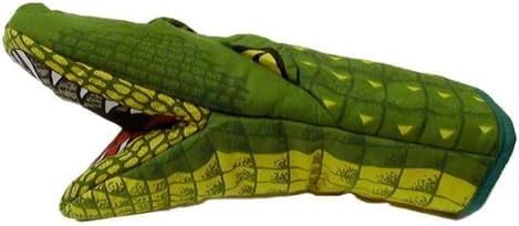 Green Alligator Novelty Oven Mitt