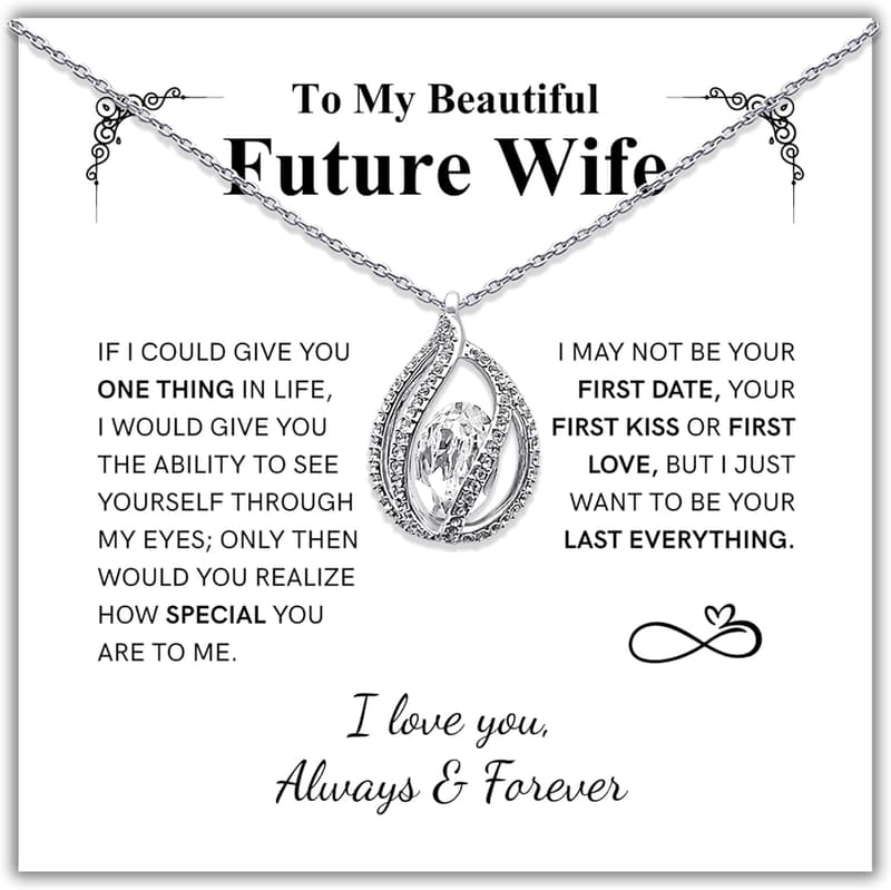 Romantic Necklace for Wife - Perfect for Anniversary or Birthday