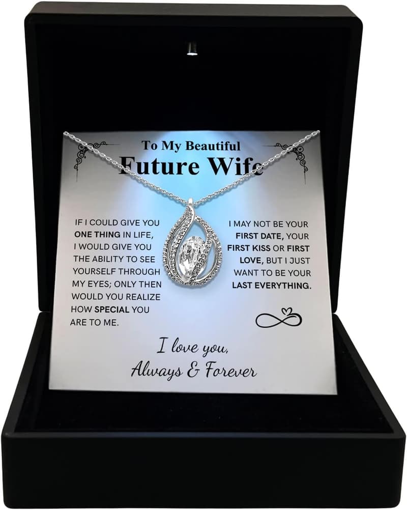 Romantic Necklace for Wife - Perfect for Anniversary or Birthday