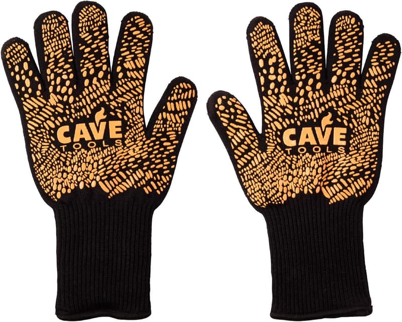 Heat Resistant BBQ Gloves for Safe Handling of Hot Food