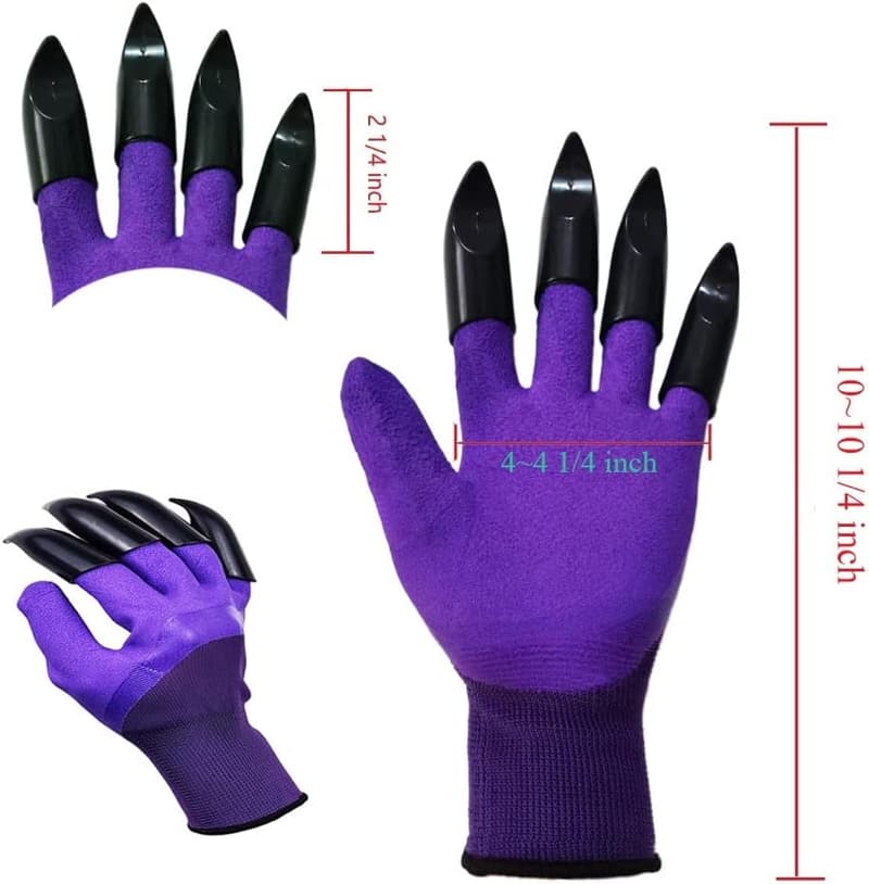 Claw Gardening Gloves for Digging and Planting - Waterproof