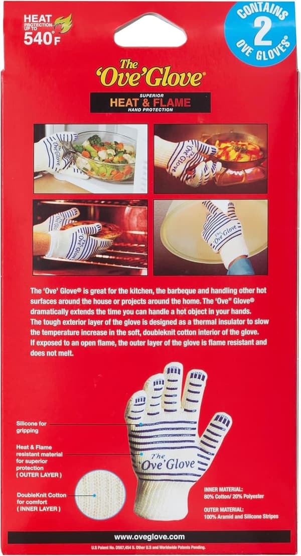 Ove Glove - Superior Heat & Flame Protection - 2-Pack