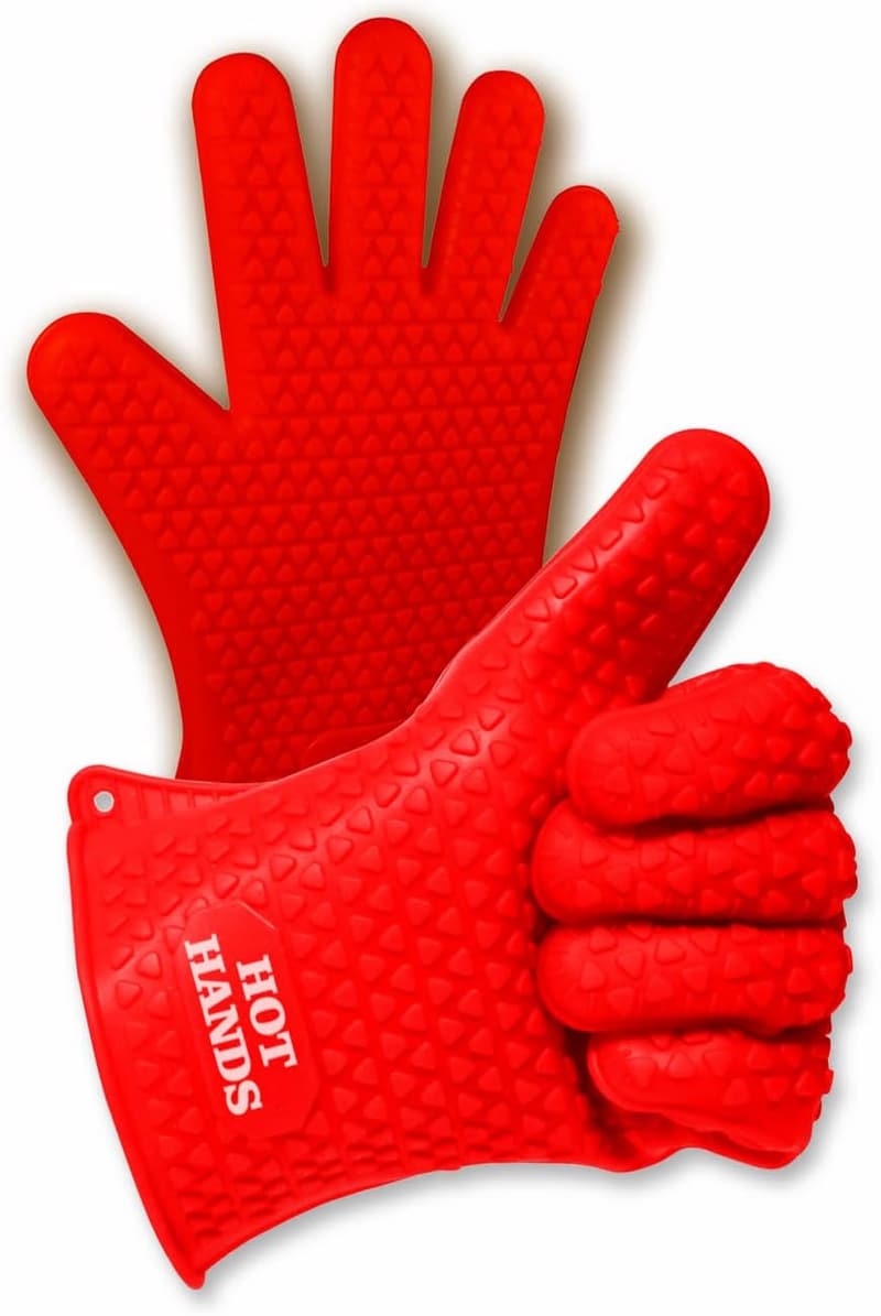 Heat Resistant Silicone Gloves for Grilling & Cooking
