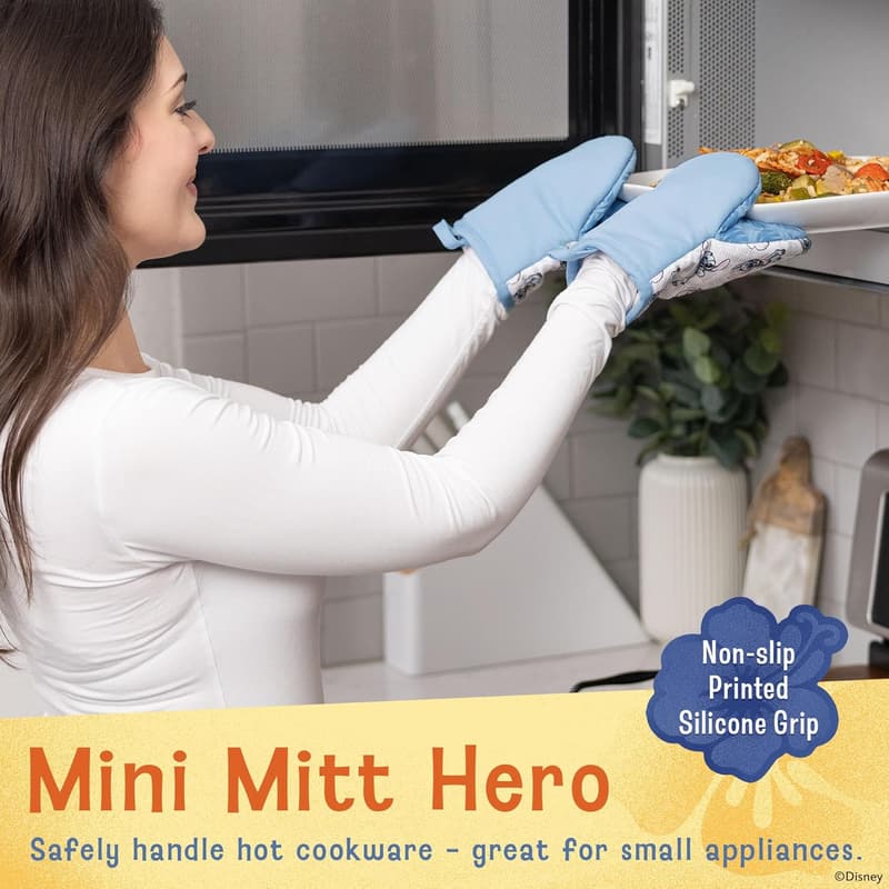 Disney Silicone Mini Oven Mitts - Heat-Resistant & Non-Slip