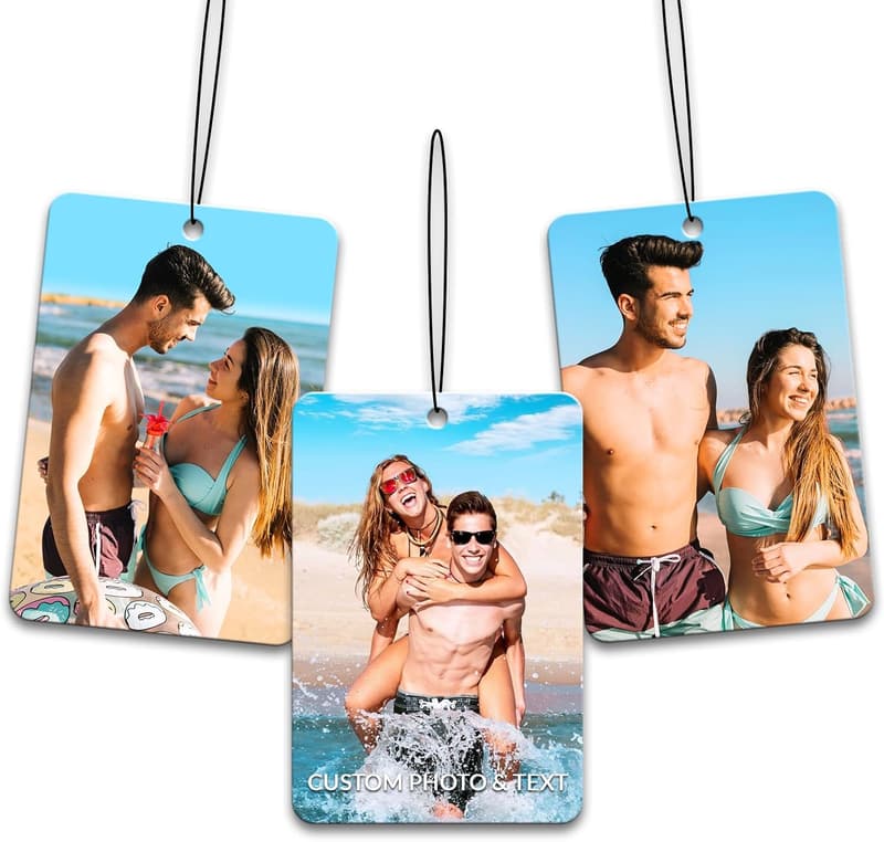 Personalized Double-Sided Car Air Freshener with Custom Fragrance