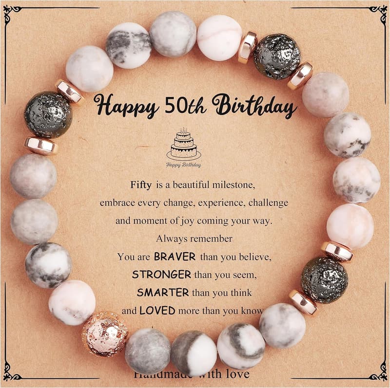 Natural Stone Bracelet for Women's Birthdays