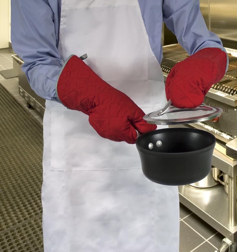 Heavy-Duty Flame Retardant Oven Mitts, 17