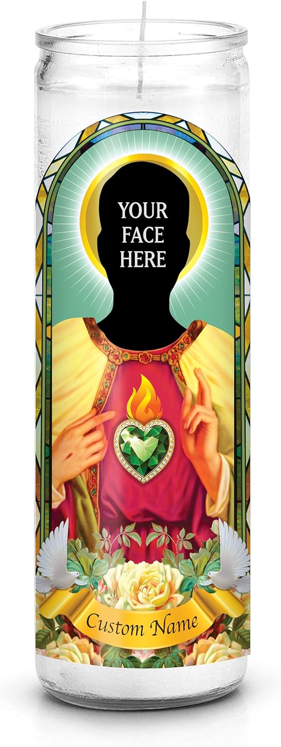 Father's Day Custom Prayer Candle - Unscented 7-Day Design