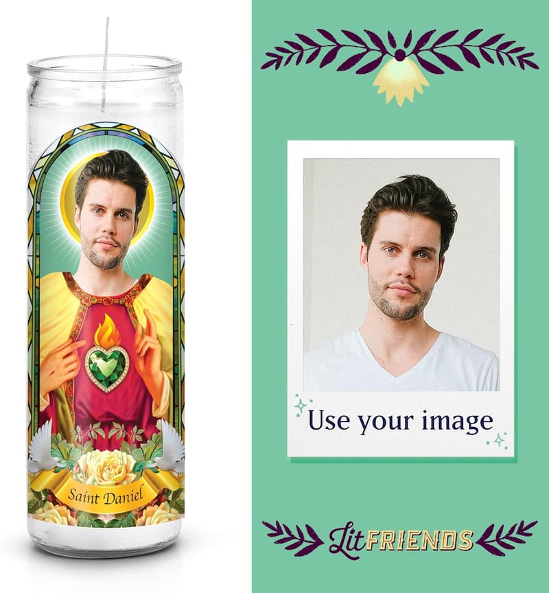 Father's Day Custom Prayer Candle - Unscented 7-Day Design