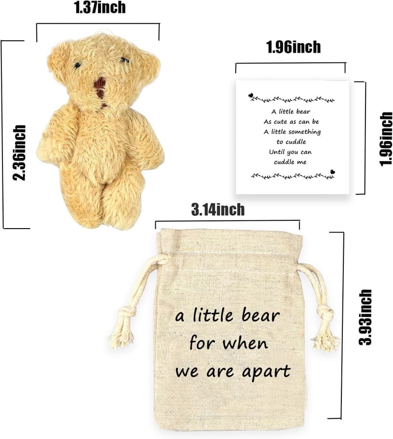 Long Distance Teddy Bear - Couple Memorial Gift