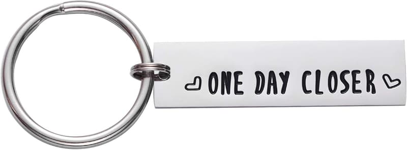 Long Distance Relationship Keychain for Couples