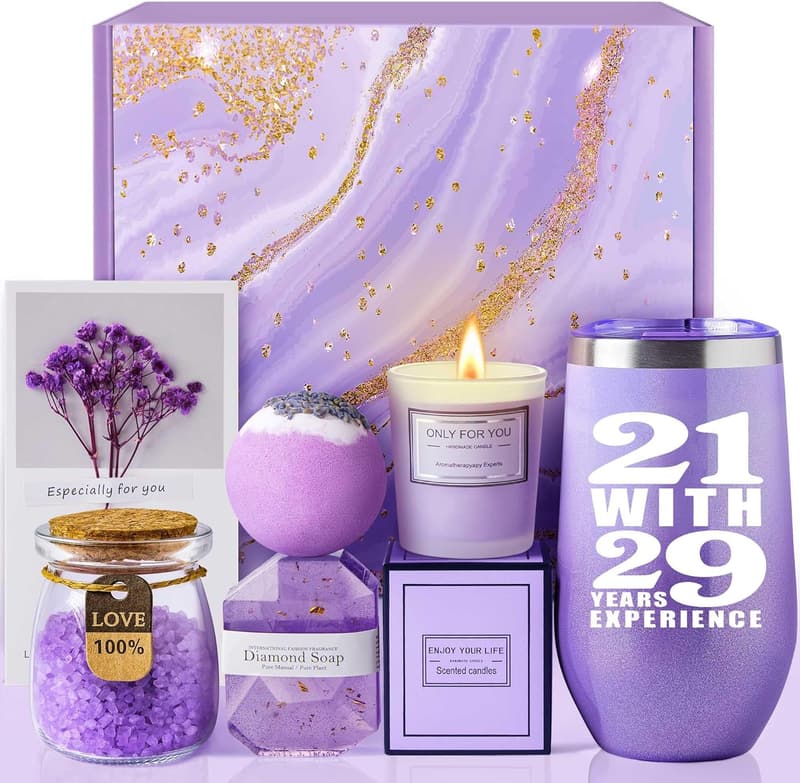 50th Birthday Gift Basket for Women - Unique & Funny