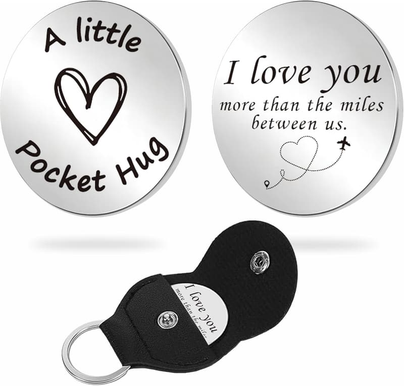 Long Distance Relationship Pocket Hug Token for Women