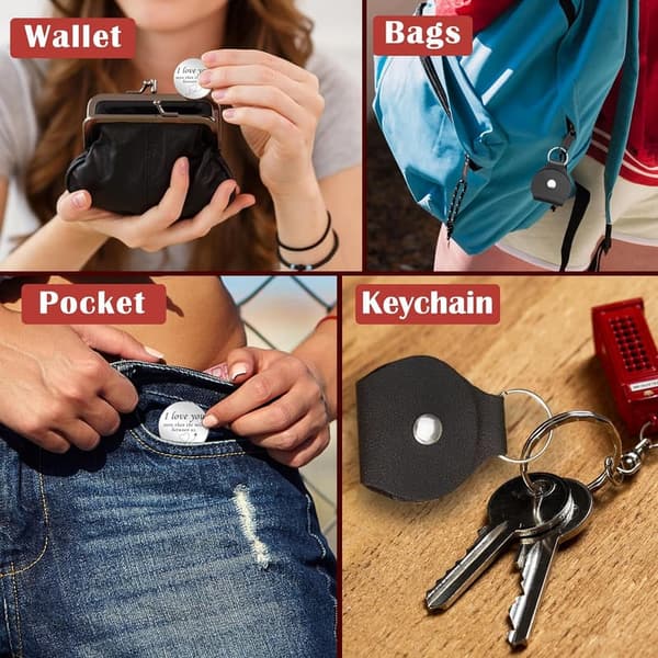 Long Distance Relationship Pocket Hug Token for Women