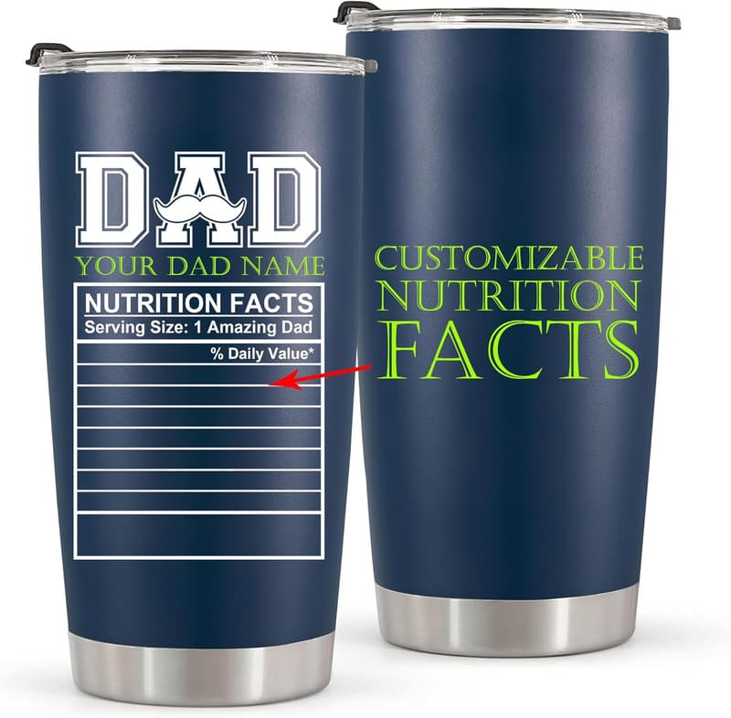 Father's Day Customizable 20oz Stainless Steel Tumbler