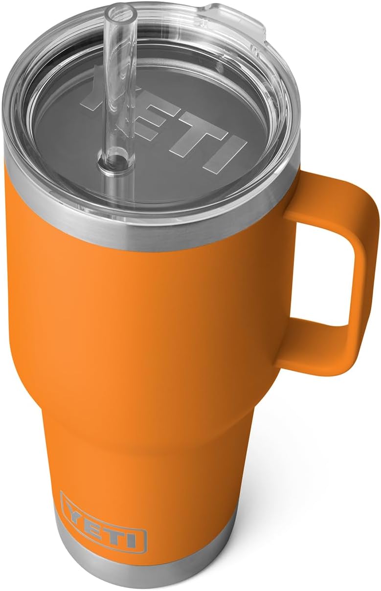 YETI 35 oz Stainless Steel Tumbler with Handle & Straw Lid