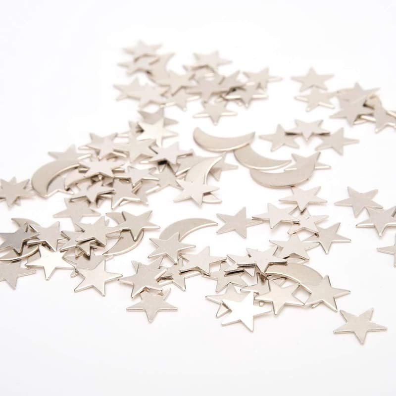 Mini Magnetic Moons and Stars Desktop Sculpture - Fun Stress Relief
