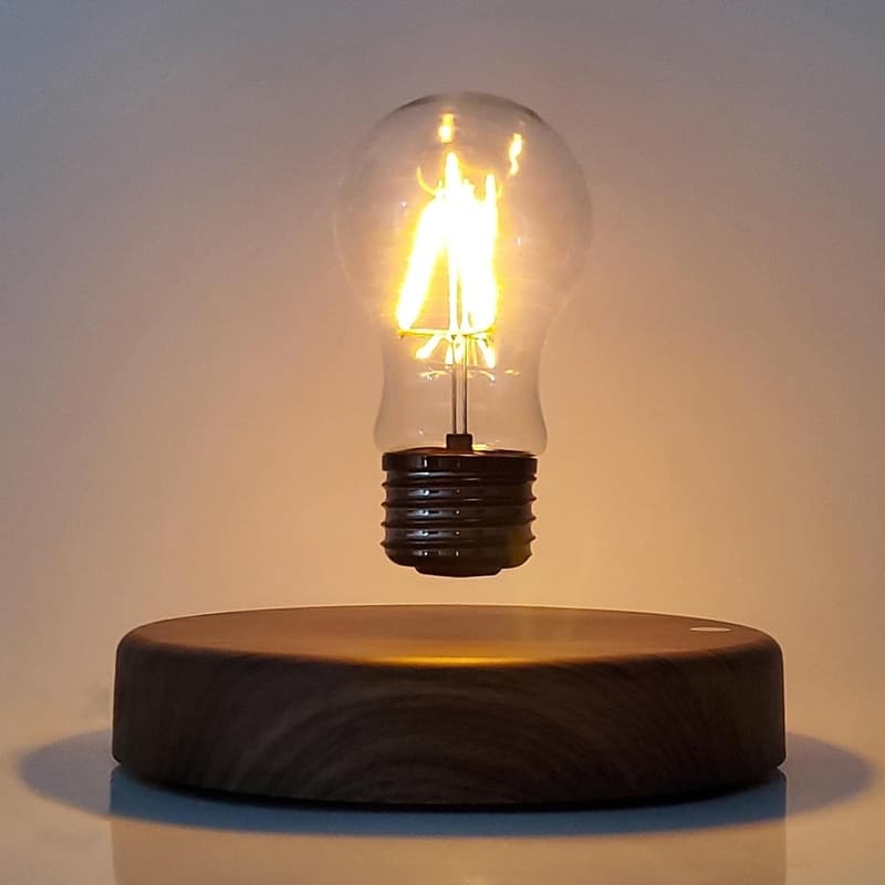Magnetic Levitating Bulb Lamp - Unique LED Desktop Night Light