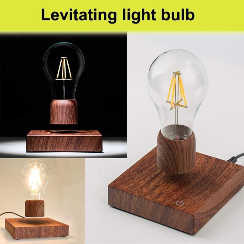 Floating LED Light Bulb Desk Lamp for Unique Home Decor