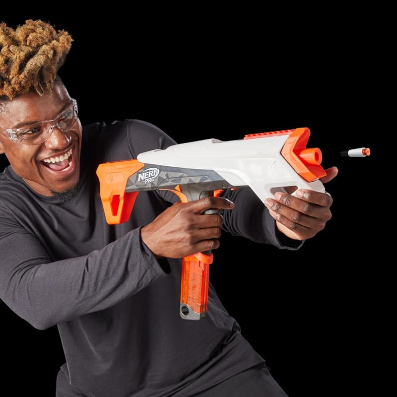 Nerf Pro Torrent Dart Blaster - 150 FPS, 15 Darts, Pump Action