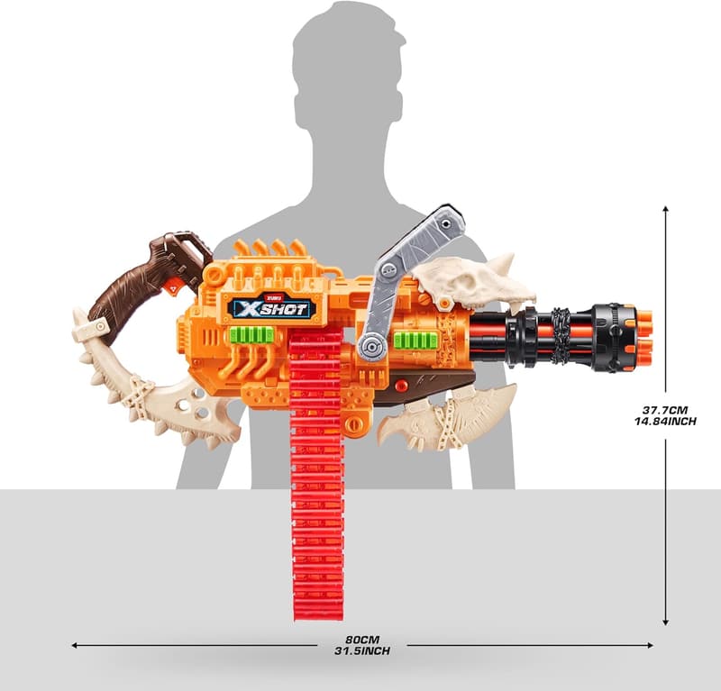 X-Shot Insanity HorrorFire Dread Hammer Blaster with 48 Darts