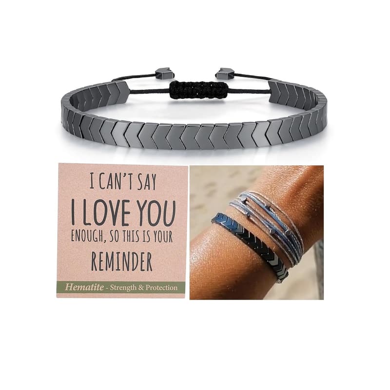 Valentine's Day Bracelet for Him - Meaningful Gift for Boyfriend