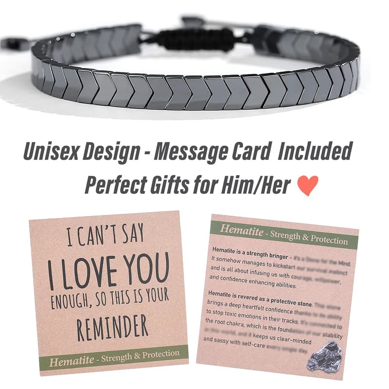 Valentine's Day Bracelet for Him - Meaningful Gift for Boyfriend