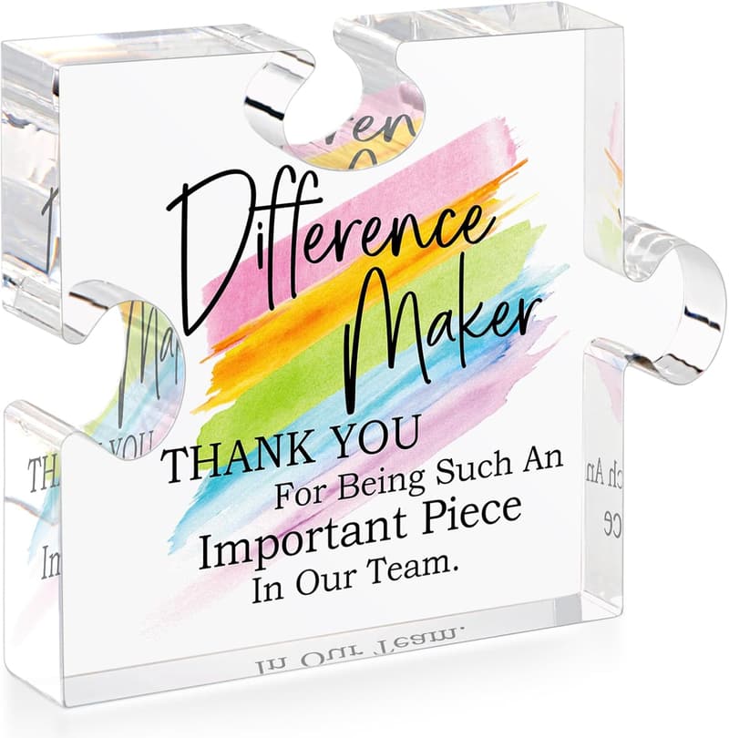 Boss Appreciation Desk Sign - Thank You Gift for Mentors and Coworkers
