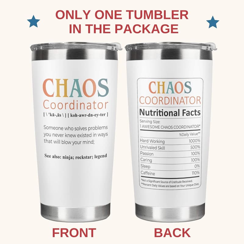 Administrative Professional Day Tumbler Gift for Women - 20 oz