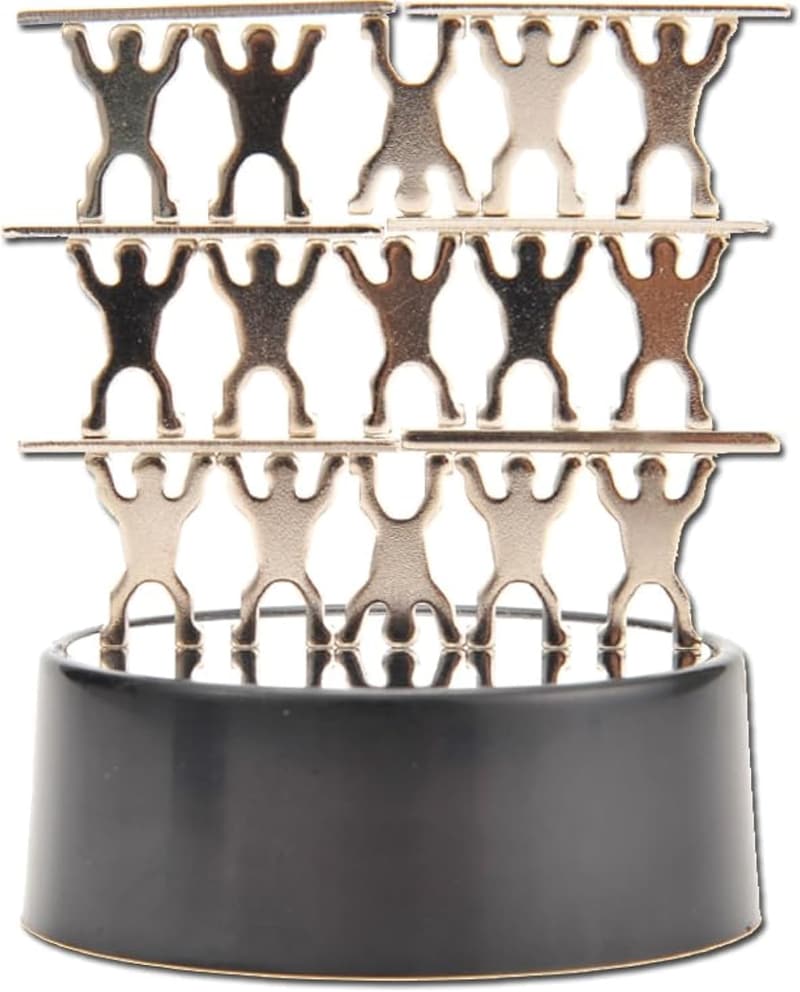 Magnetic Acrobats Desktop Sculpture | Fun Office Stress Relief