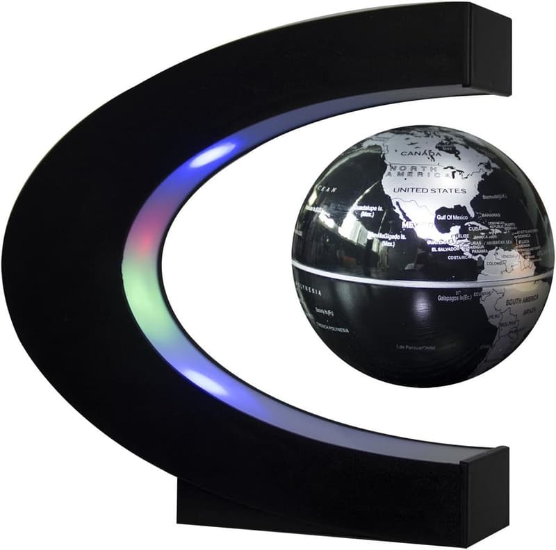 Magnetic Levitation Globe with LED Lights for Desk Decoration