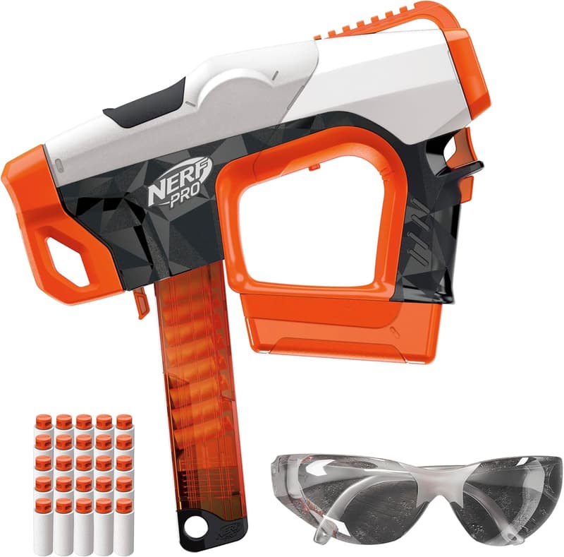 Nerf Pro Sender Semi-Automatic Dart Blaster with 30 Darts