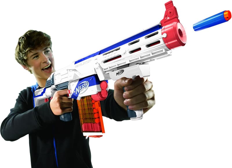 NERF N-Strike Elite Retaliator Blaster with 12 Darts for Kids 8+