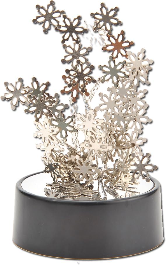 Mini Magnetic Snowflake Desktop Sculpture - Unique Stress Relief Decor