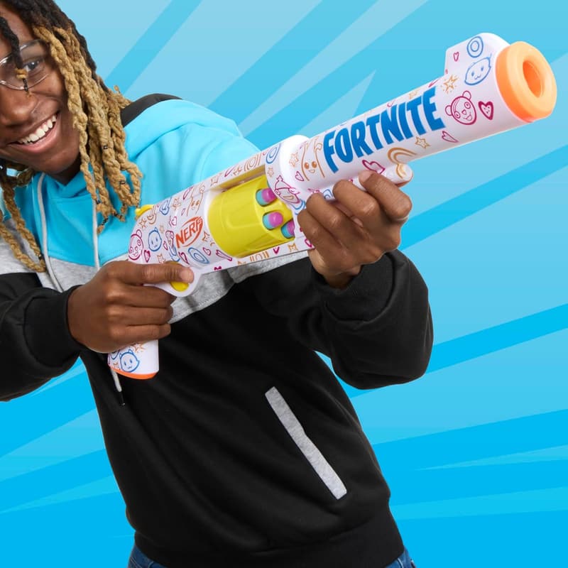 Fortnite Nerf Blaster with 6 Elite Darts & Unlock Code