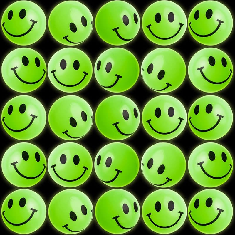 Glow-in-the-Dark Bouncy Balls - 24 Pack for Kids' Parties
