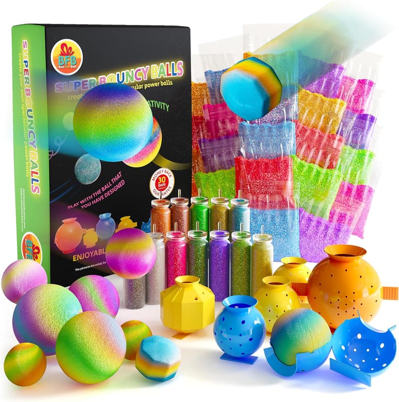 DIY Glow-in-the-Dark Bouncy Ball Kit for Kids
