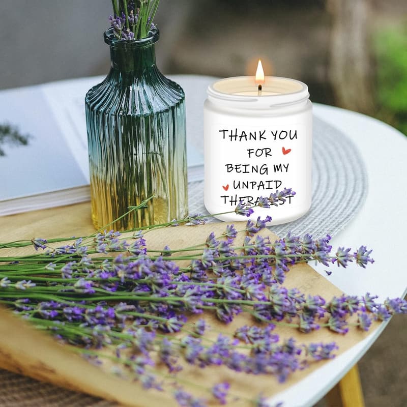 Funny Birthday Candles for Best Friends - Lavender Scented