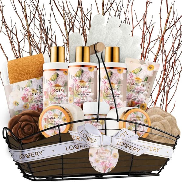 13pc Vanilla Coconut Spa Gift Set for Women & Men