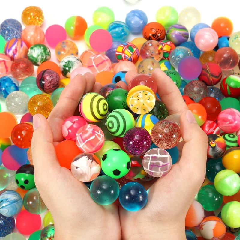 Bouncy Balls Party Favors - 264pcs Rubber Balls for Kids